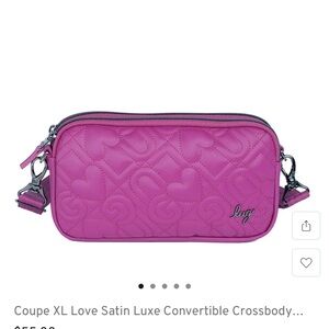 Lug Coupe XL Love Satin Luxe Convertible Crossbody Bag